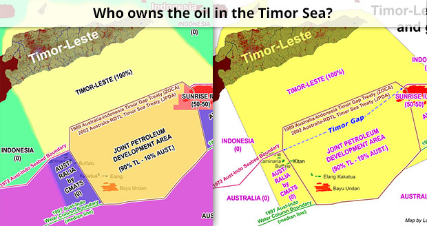 shaekedown ... the real timor gap ...